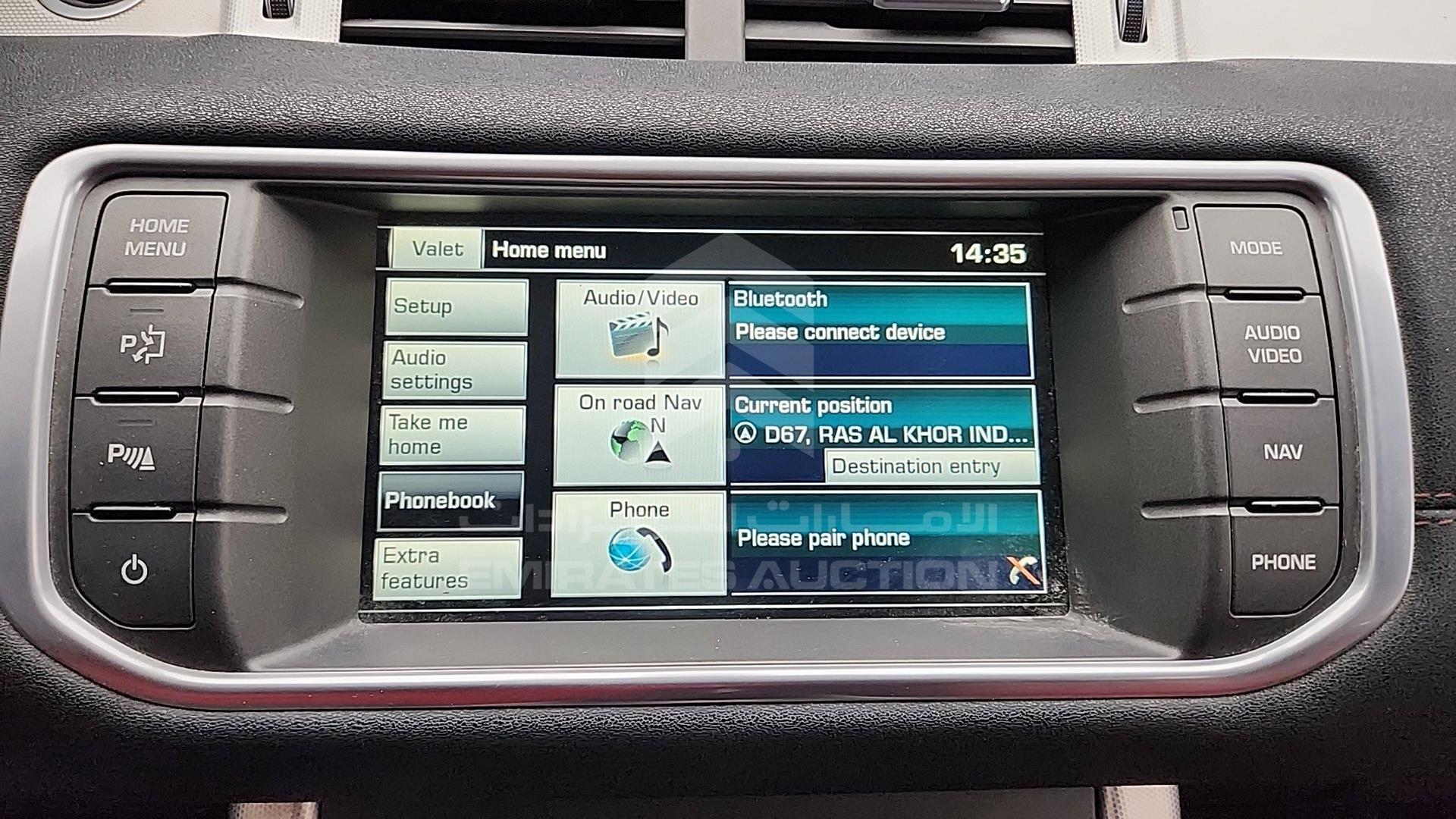 2015 RANGE ROVER EVOQUE VIN: SALVA2BG2FH961825
