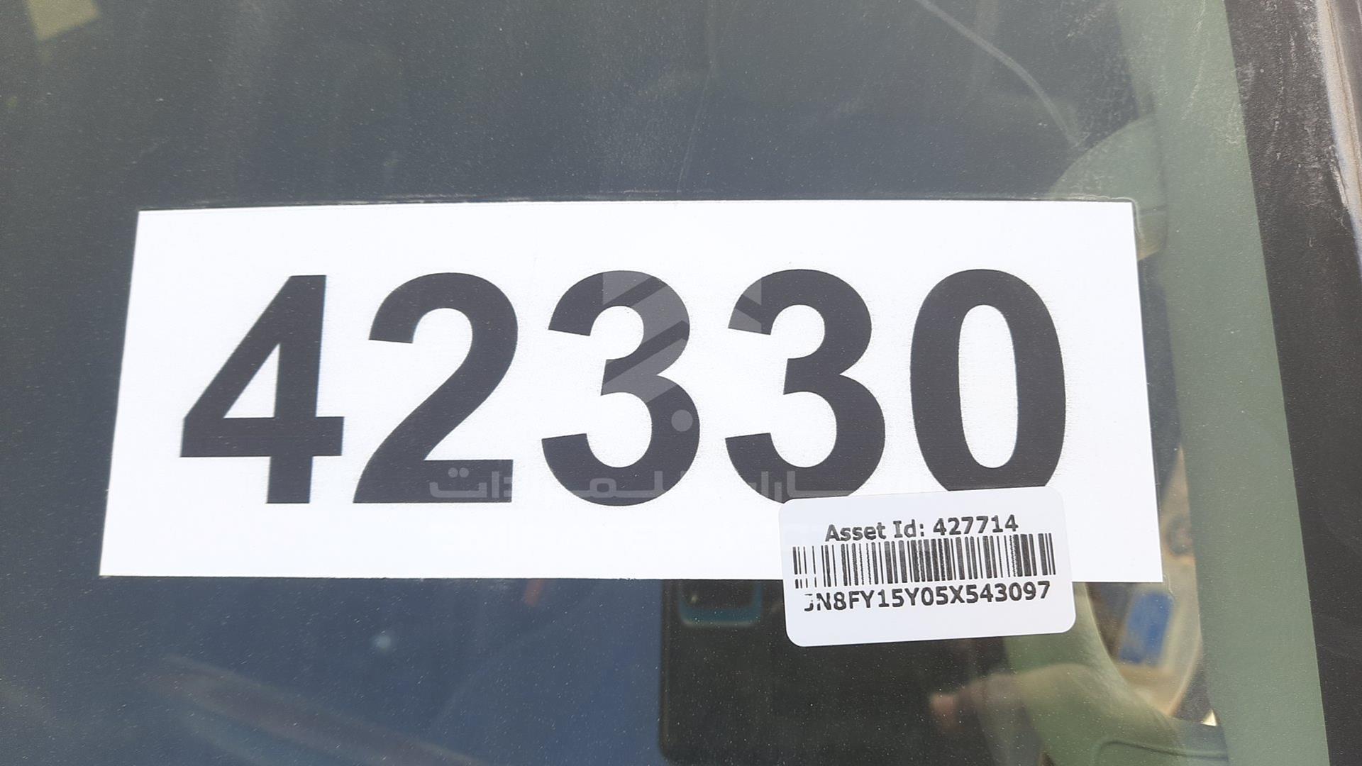 2005 NISSAN PATROL VIN: JN8FY15Y05X543097