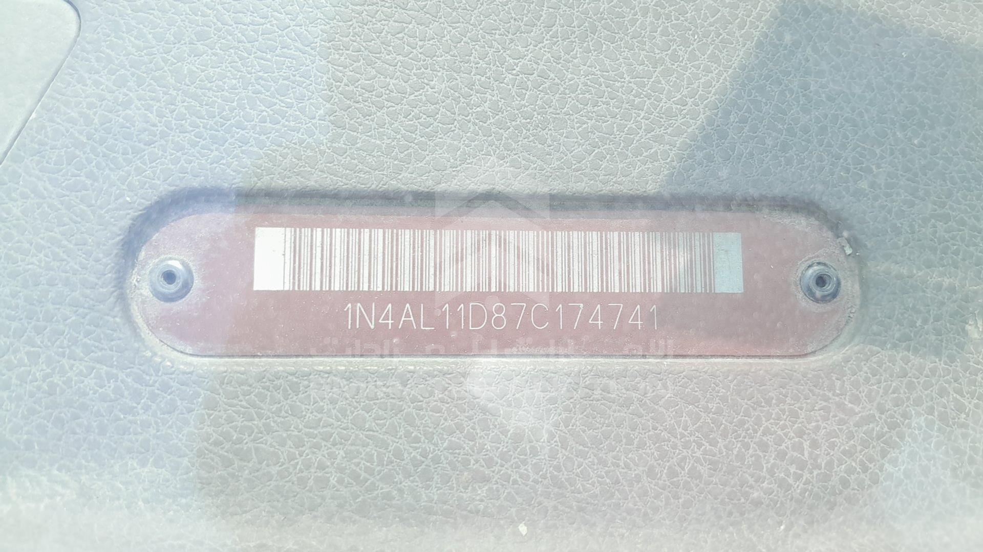 2007 NISSAN ALTIMA VIN: 1N4AL11D87C174741