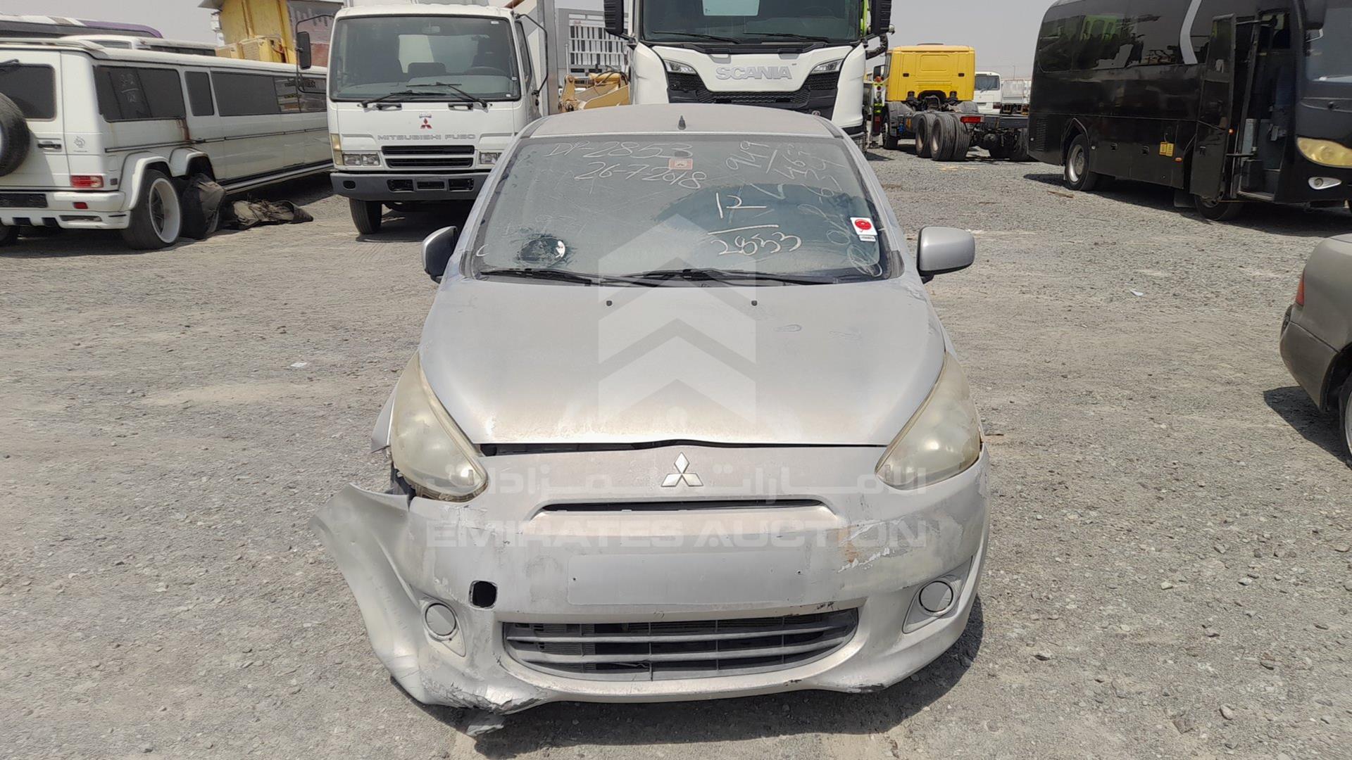 2014 MITSUBISHI MIRAGE VIN: MMBXTA03AEH015028