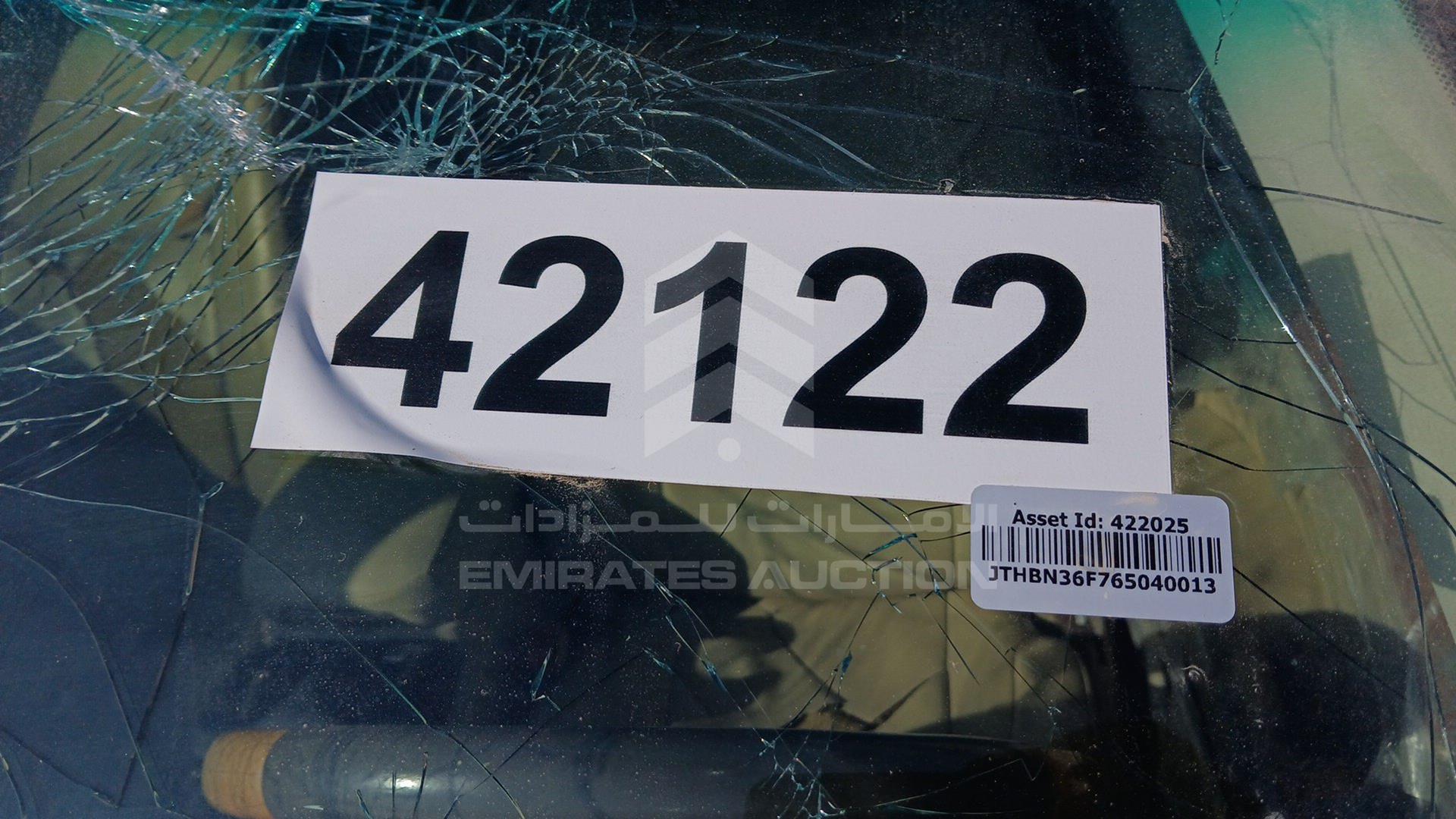 2006 LEXUS LS 430 VIN: JTHBN36F765040013