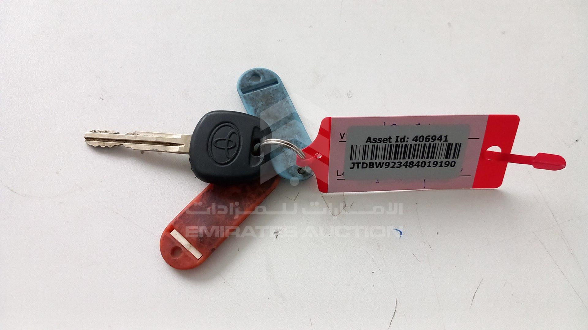 2008 TOYOTA YARIS VIN: JTDBW923484019190