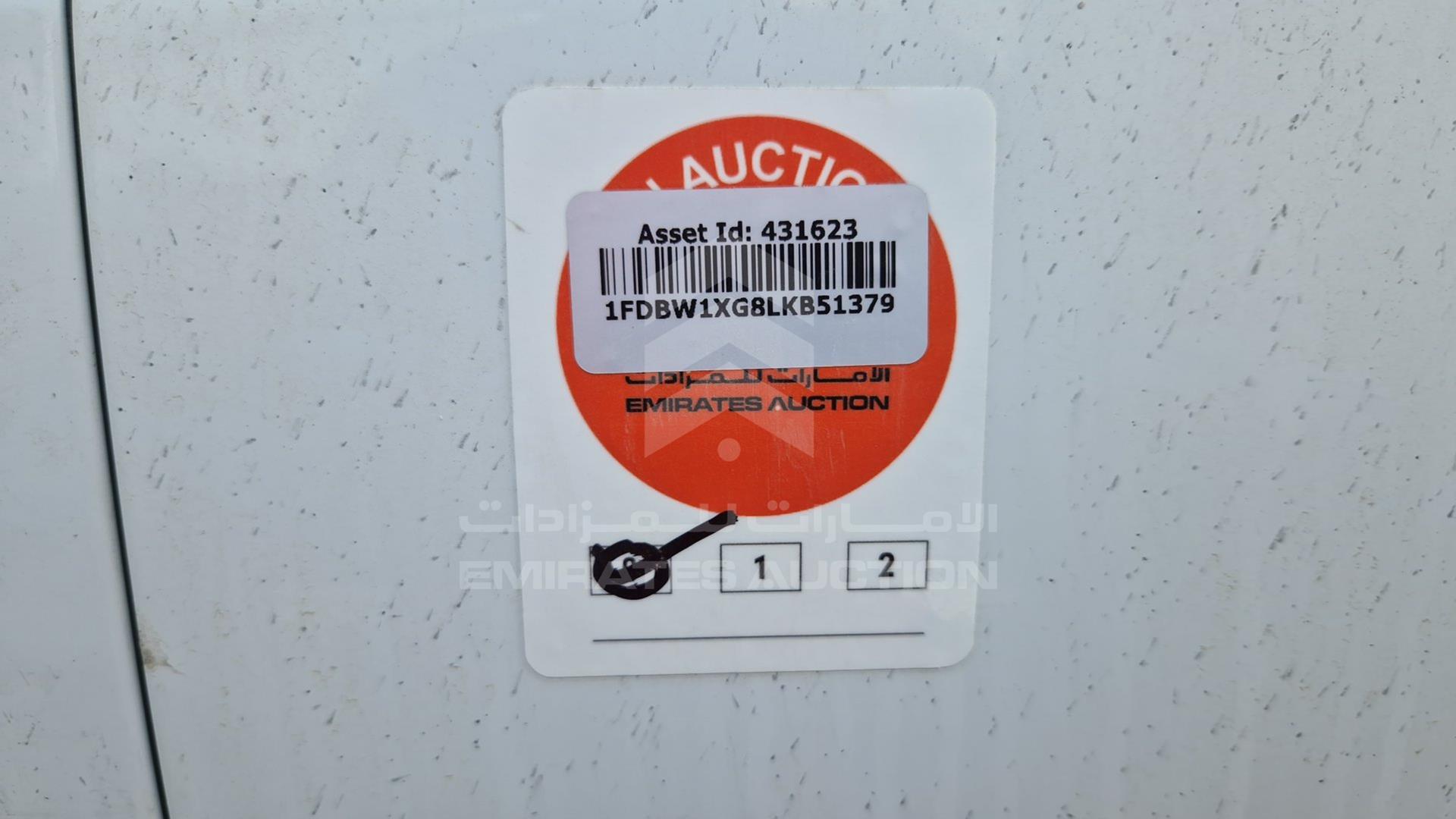 2020 FORD TRANSIT VIN: 1FDBW1XG8LKB51379