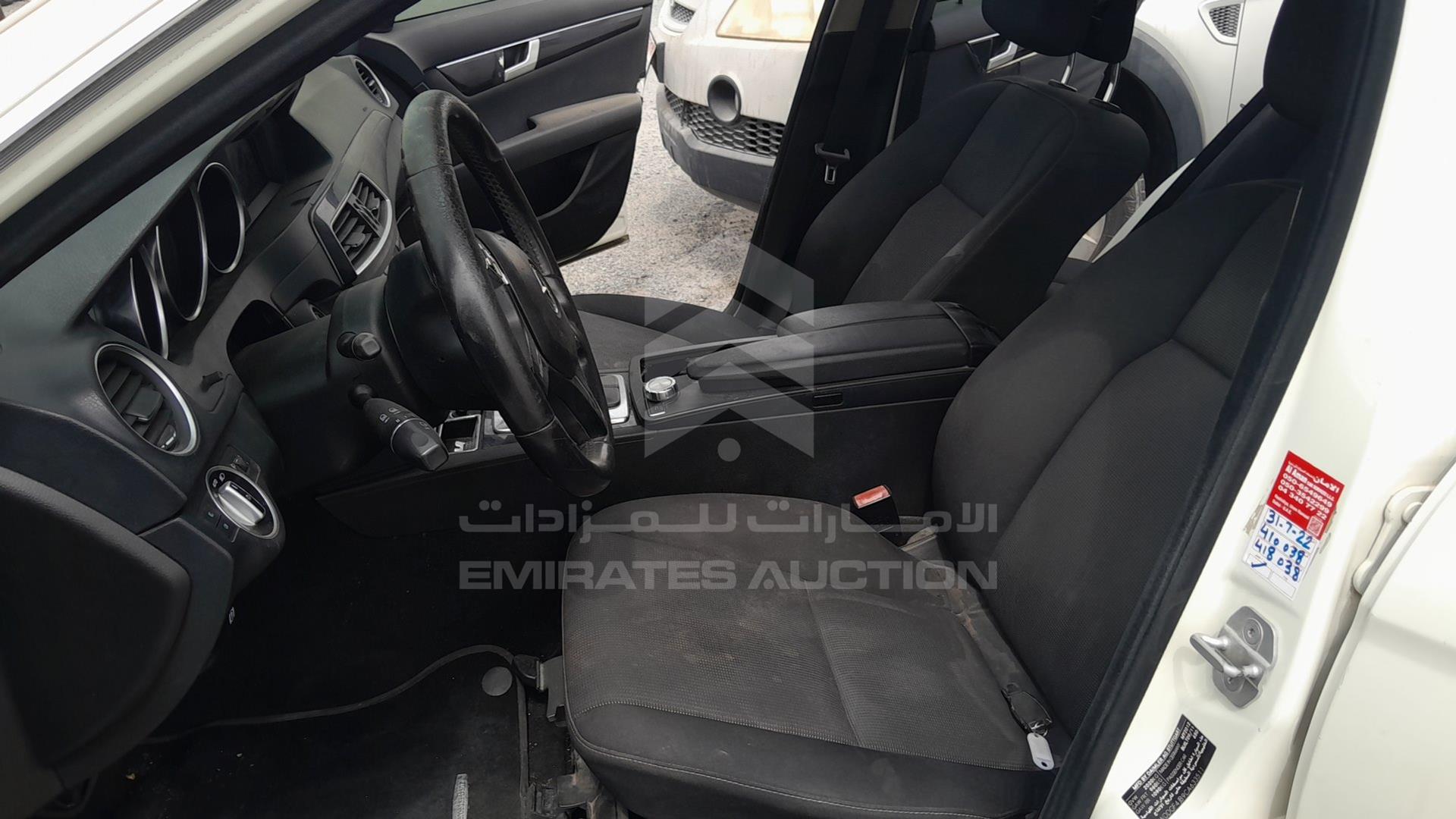 2012 MERCEDES C 200 VIN: WDDGF4JB9CA633511