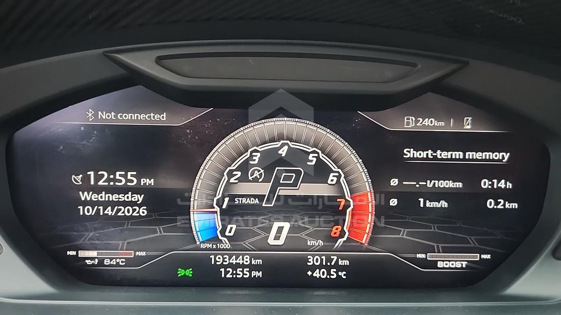 2021 Lamborghini Urus — Odometer Reading — Photo 2
