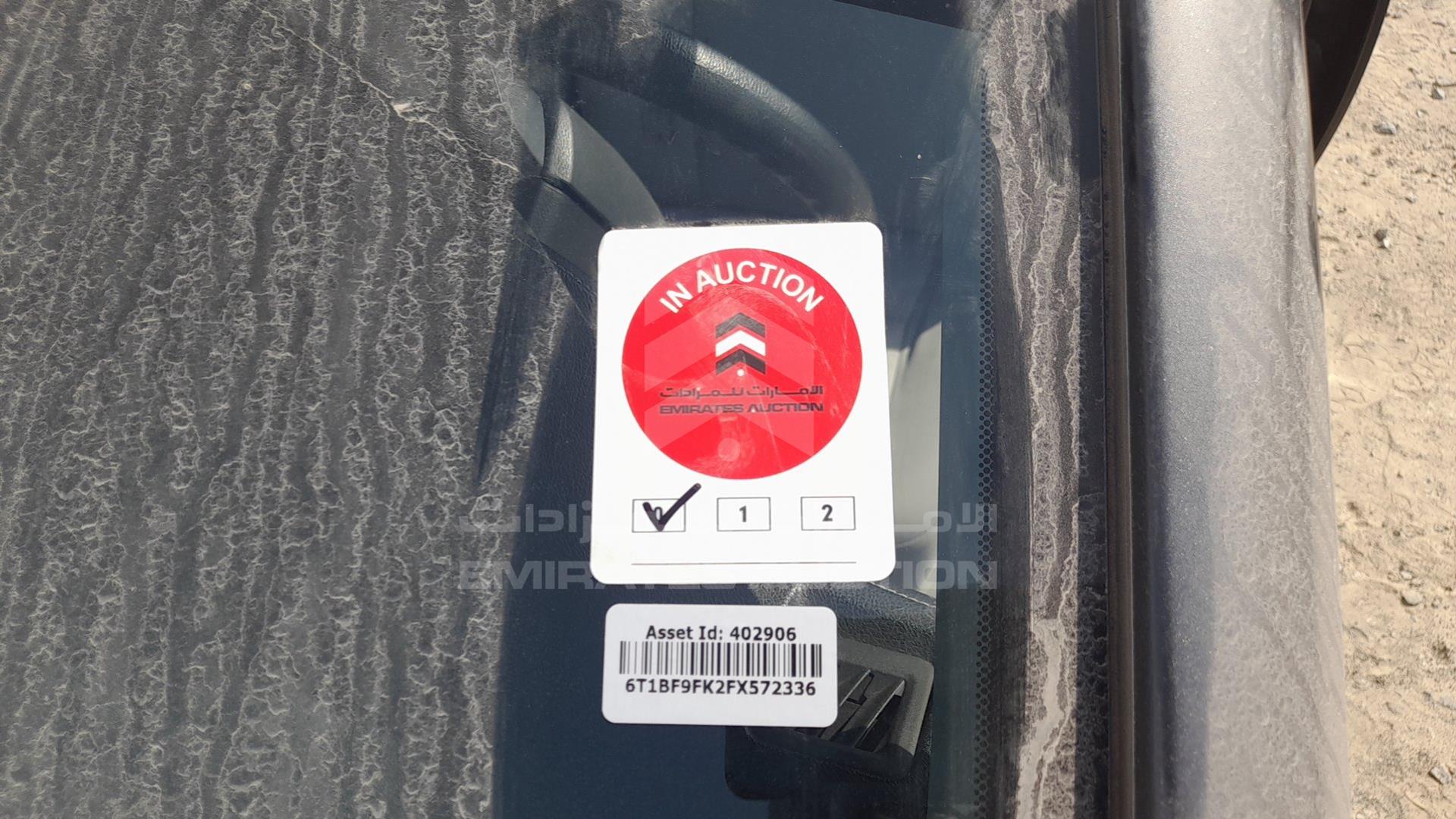 2015 TOYOTA CAMRY VIN: 6T1BF9FK2FX572336