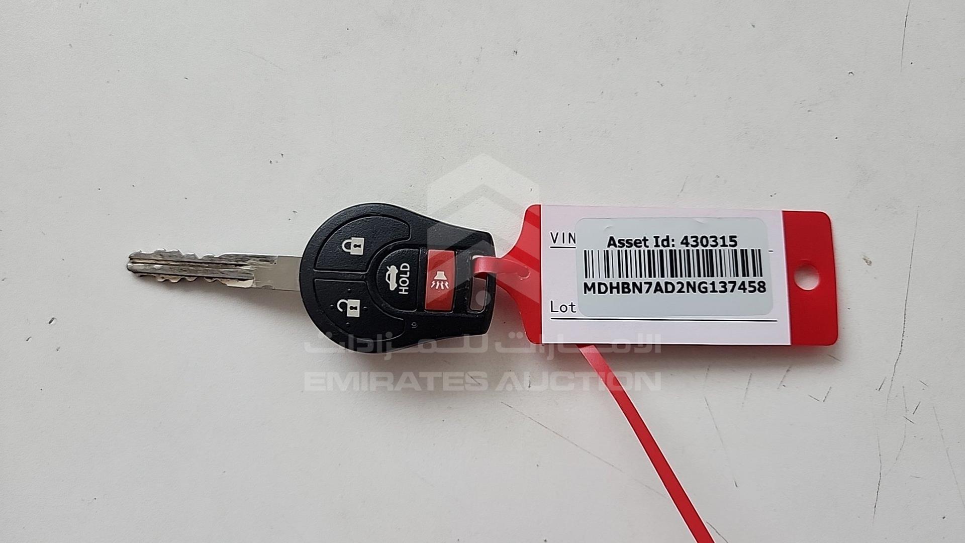 2022 NISSAN SUNNY VIN: MDHBN7AD2NG137458