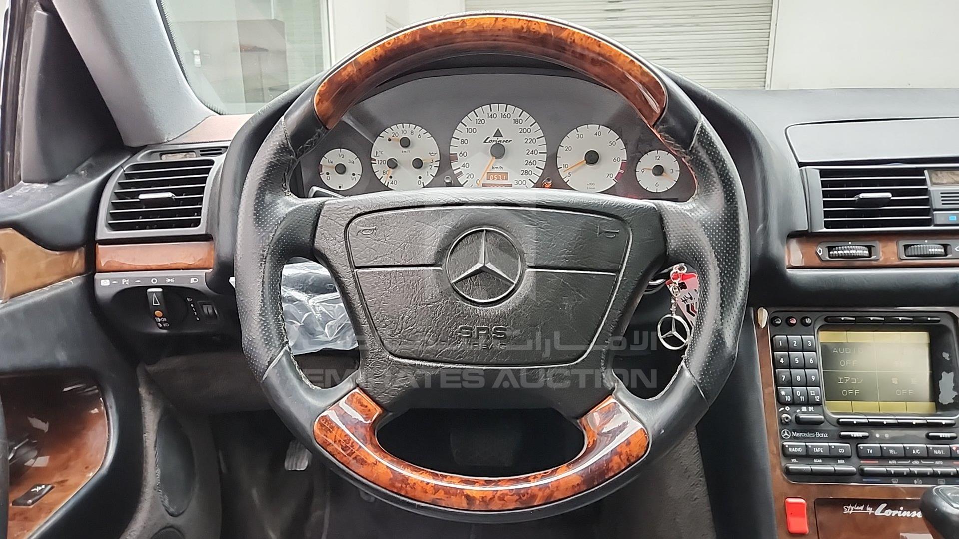 1997 MERCEDES CL 600 VIN: WDB1400761A337633