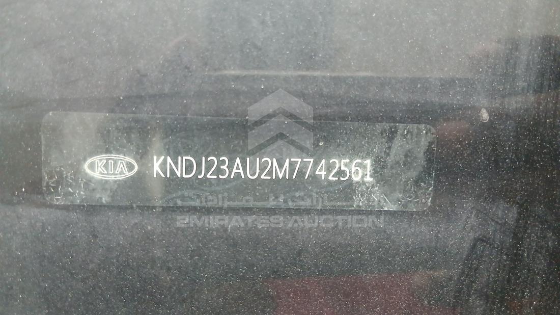 2021 Kia Soul — VIN on Frame — Photo 5