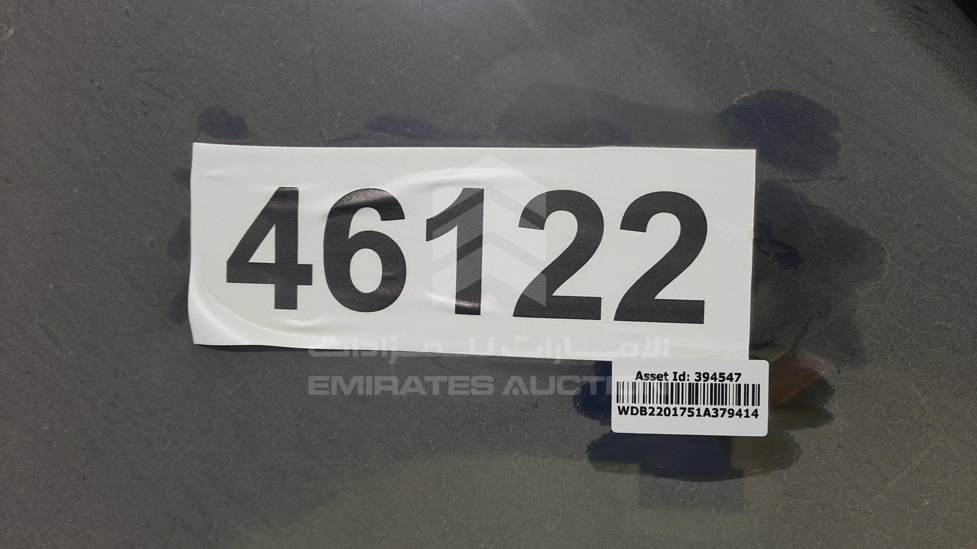 0 MERCEDES --- VIN: WDB2201751A379414