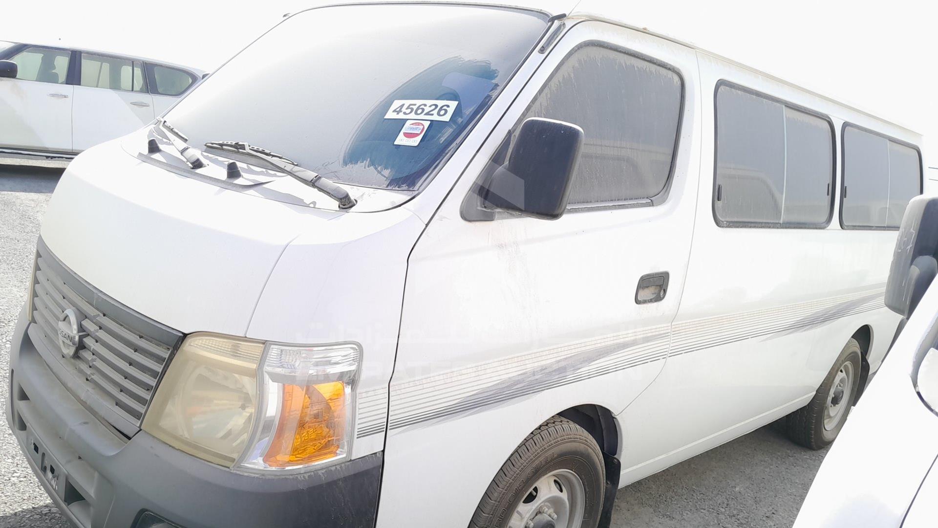 2009 NISSAN URVAN VIN: JN6AE54S59X018798