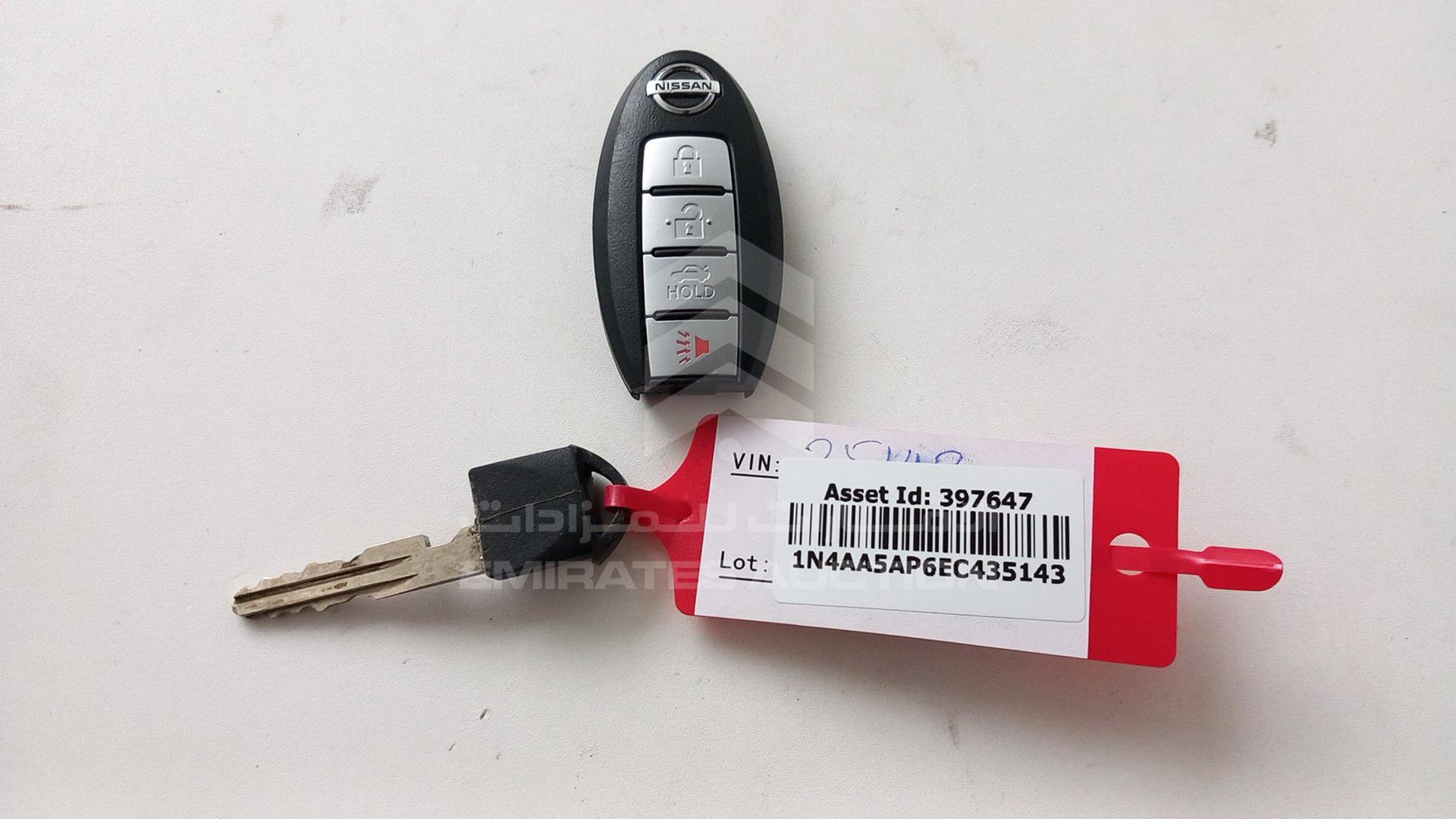 2014 NISSAN MAXIMA VIN: 1N4AA5AP6EC435143