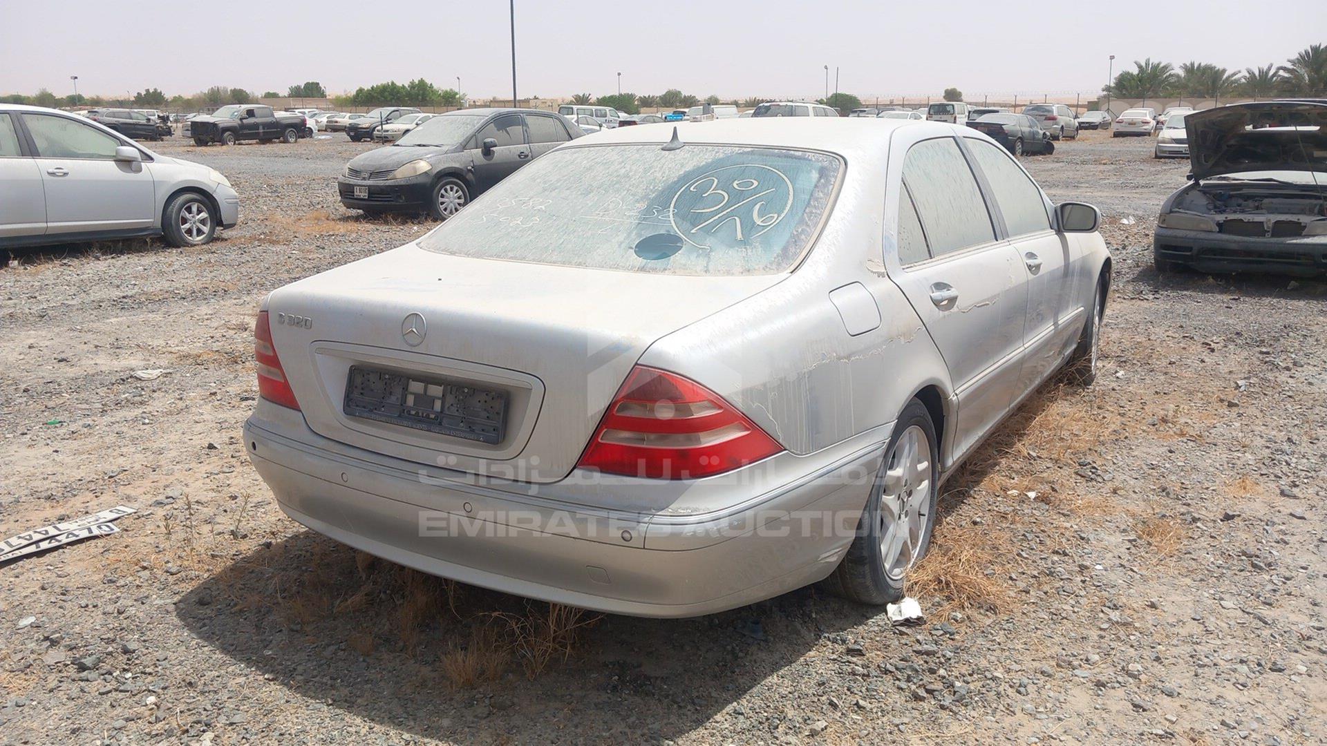 2002 MERCEDES S 320 VIN: WDB2201651A290613