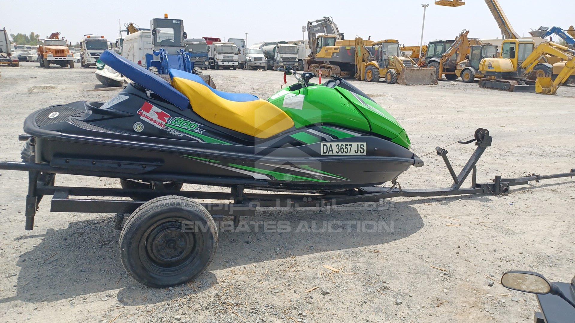 2011 JET SKI + TROLLEY KAWASAKI VIN: USKAW30978B111