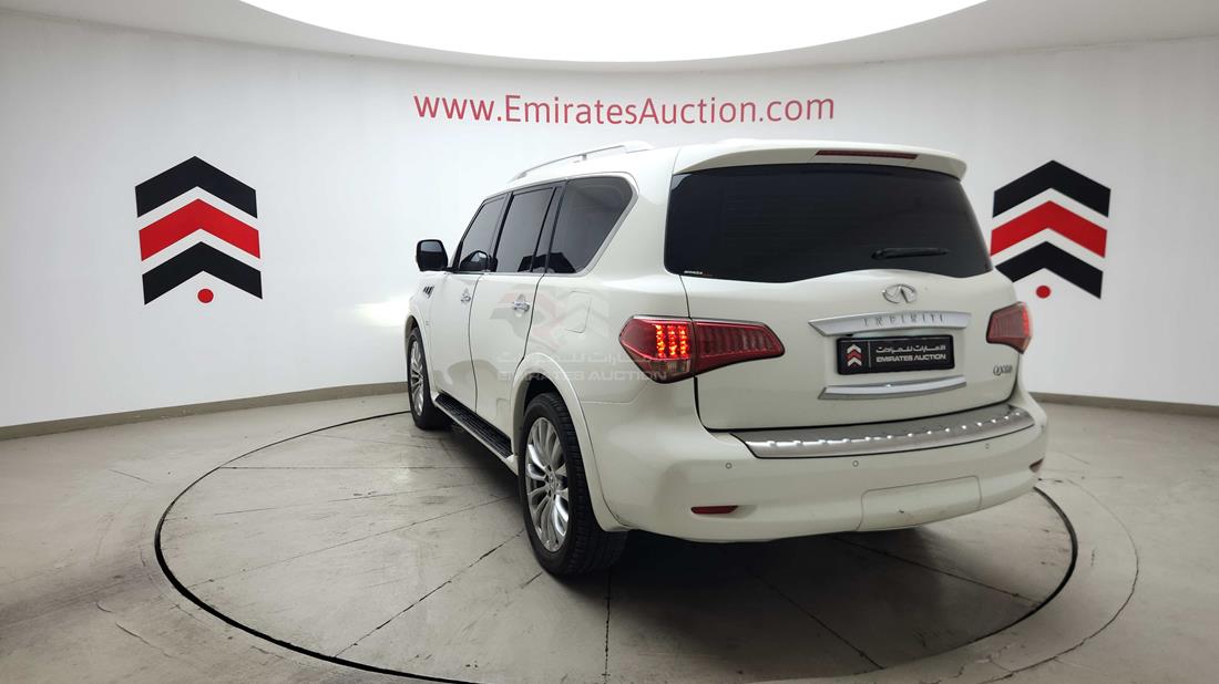 2015 Infiniti QX 80 — Rear Left Angle — Photo 9