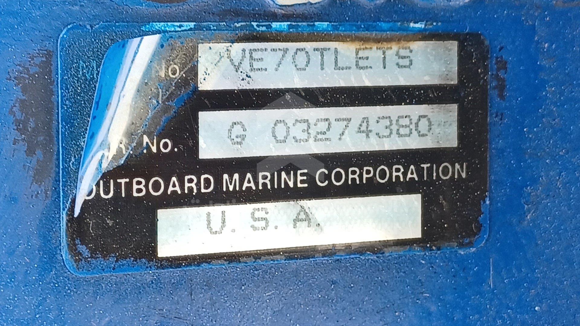 0 BOAT + TROLLEY --- VIN: G03274380