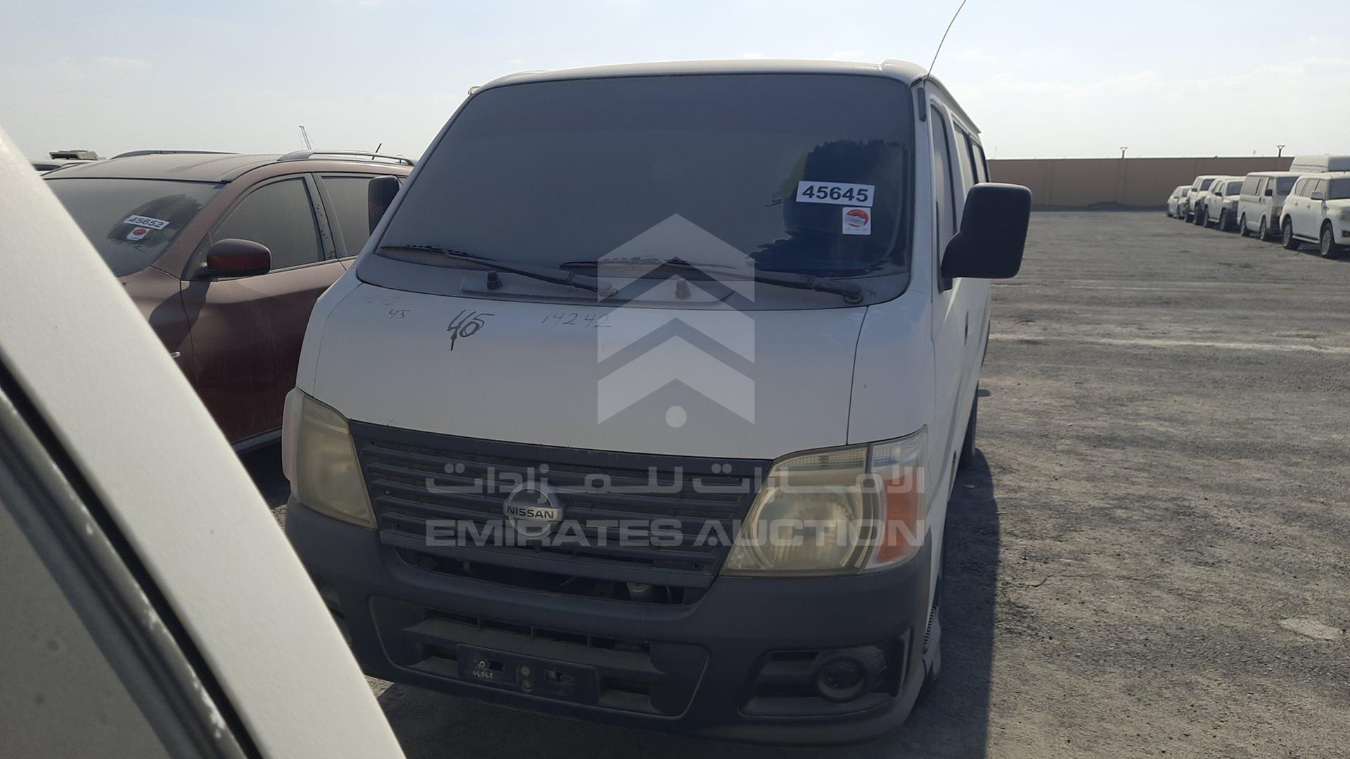 2010 NISSAN URVAN VIN: JN6AE54S7AX024591