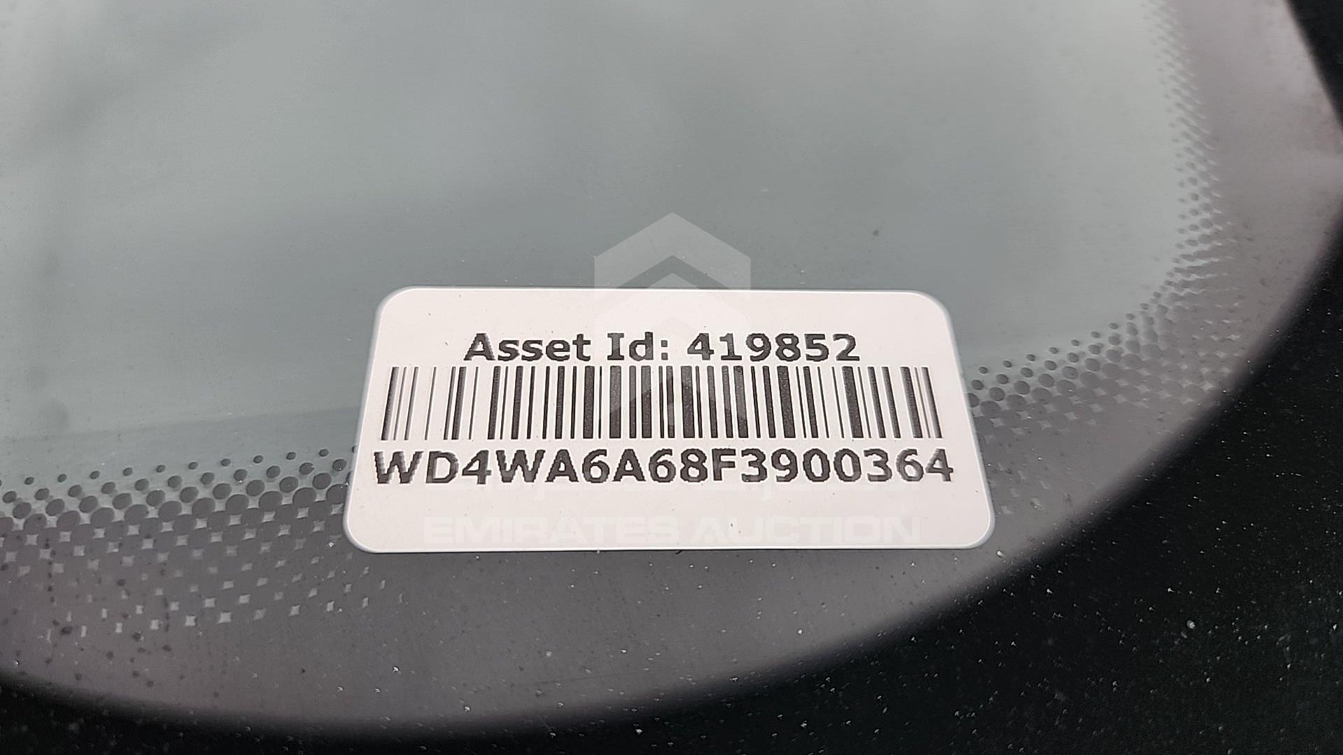 2015 MERCEDES VIANO VIN: WD4WA6A68F3900364