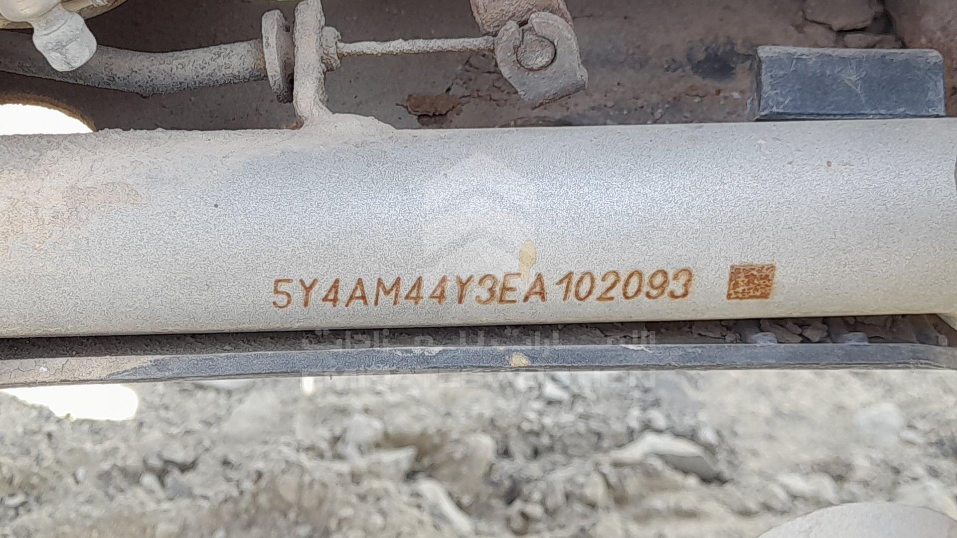 2014 ATV YAMAHA VIN: 5Y4AM44Y3EA102093