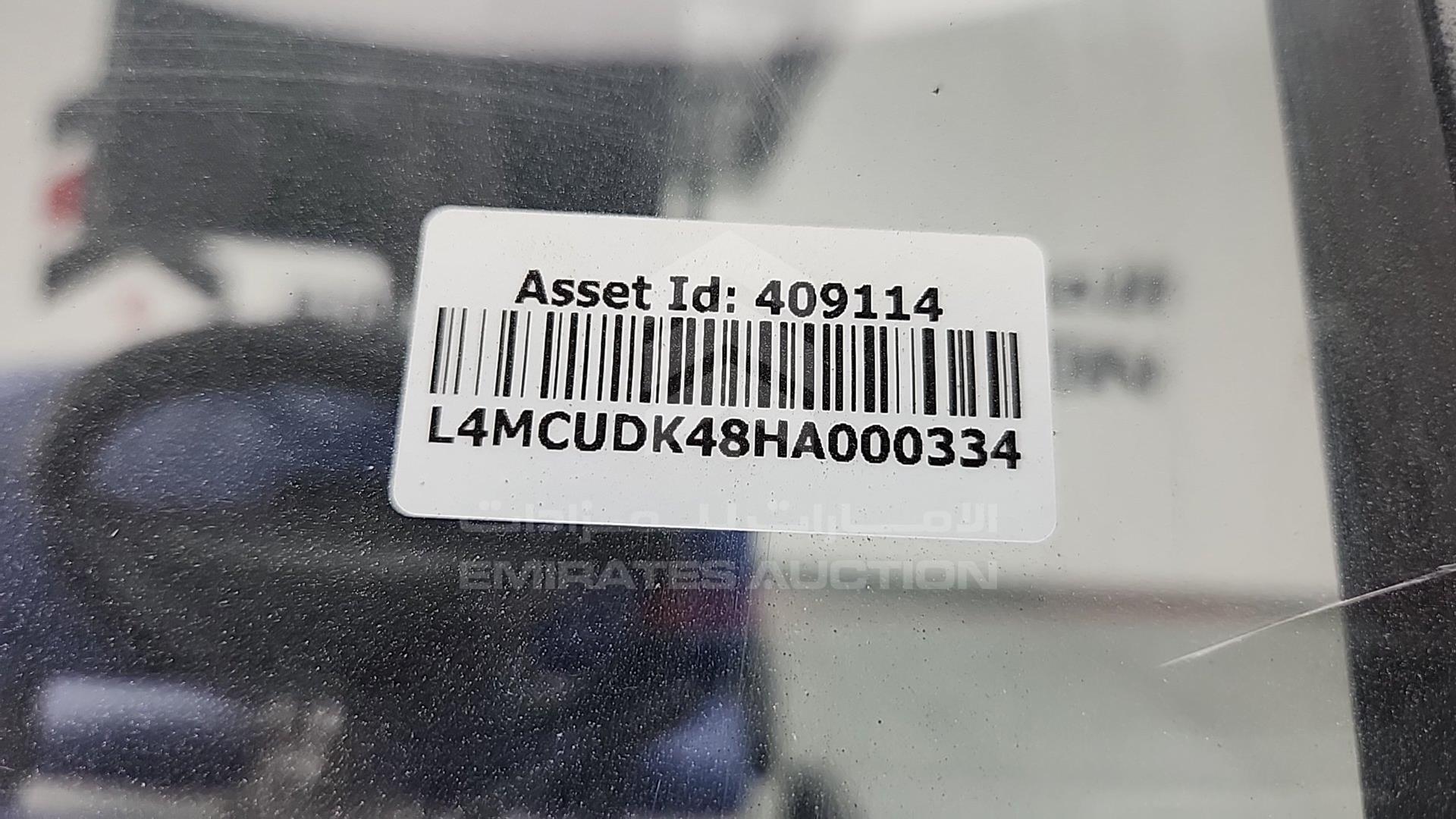 2021 GOLF CART ELECTRIC VIN: L4MCUDK48HA000334