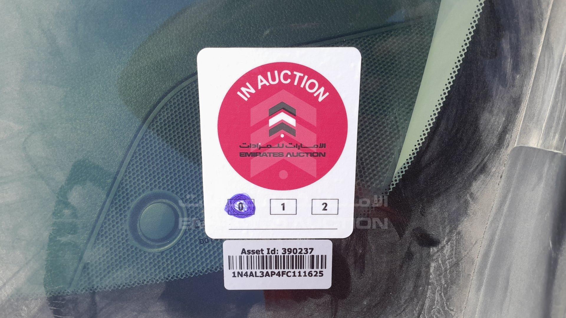 2015 NISSAN ALTIMA VIN: 1N4AL3AP4FC111625
