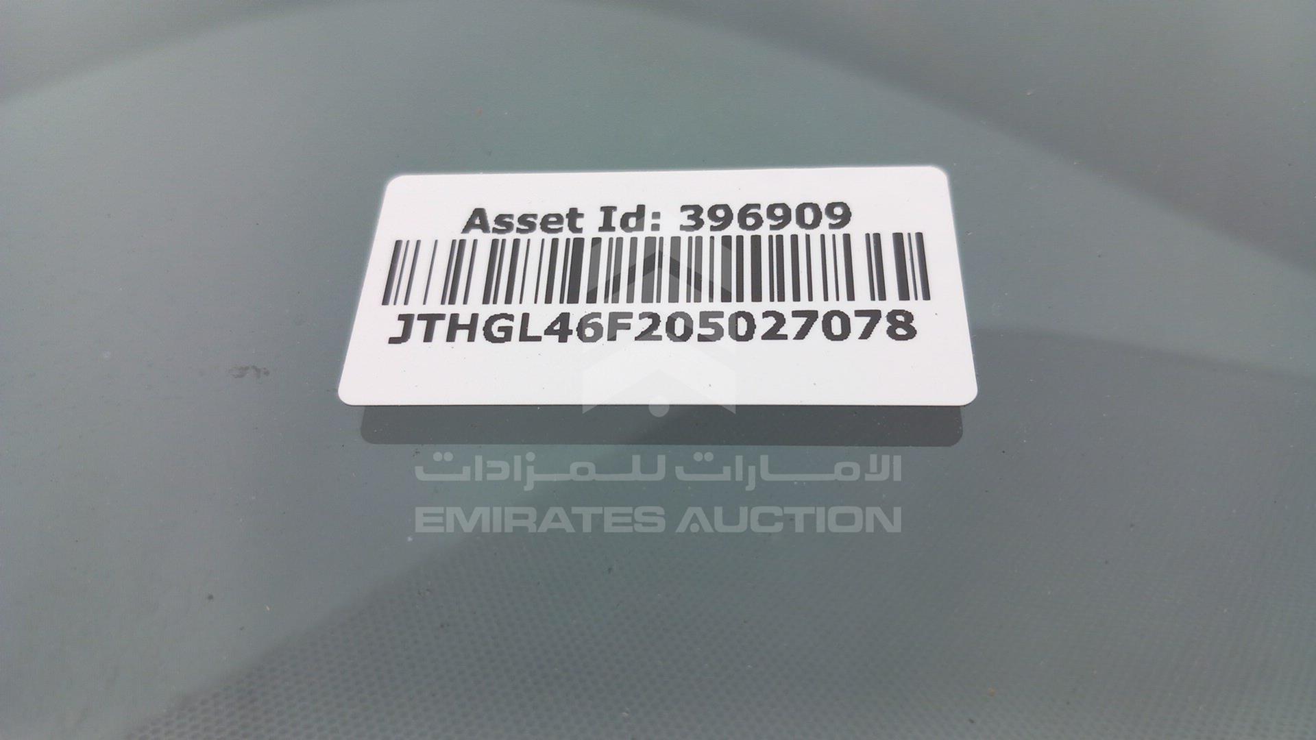 2009 LEXUS LS 460 L VIN: JTHGL46F205027078