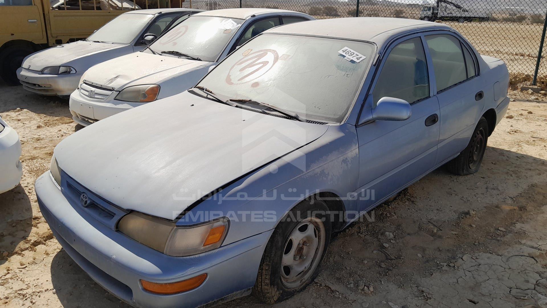1996 TOYOTA COROLLA VIN: 2T1BA02E3TC156235