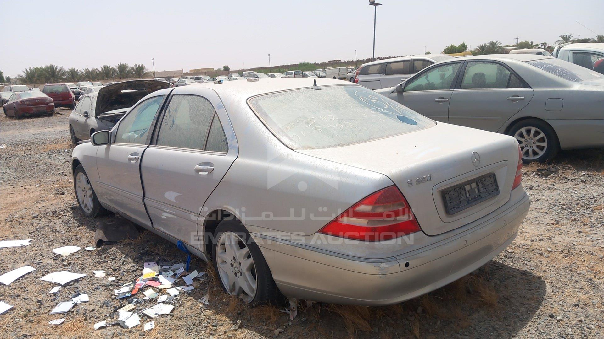 2002 MERCEDES S 320 VIN: WDB2201651A290613