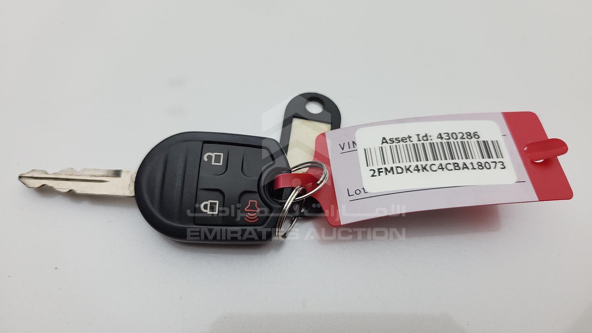 2012 FORD EDGE VIN: 2FMDK4KC4CBA18073