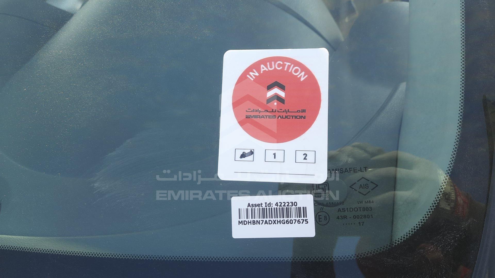 2017 NISSAN SUNNY VIN: MDHBN7ADXHG607675
