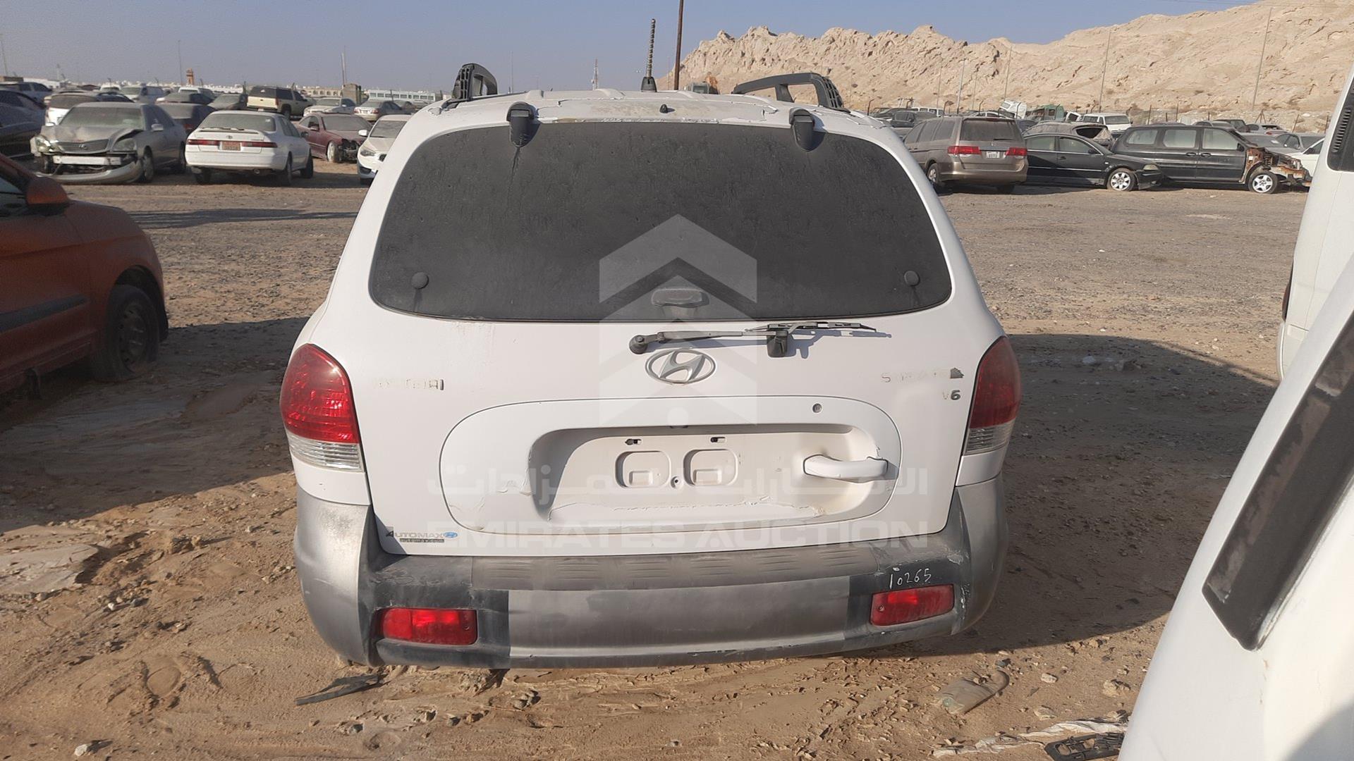 2006 HYUNDAI SANTA FE VIN: KM8SC13D86U086384