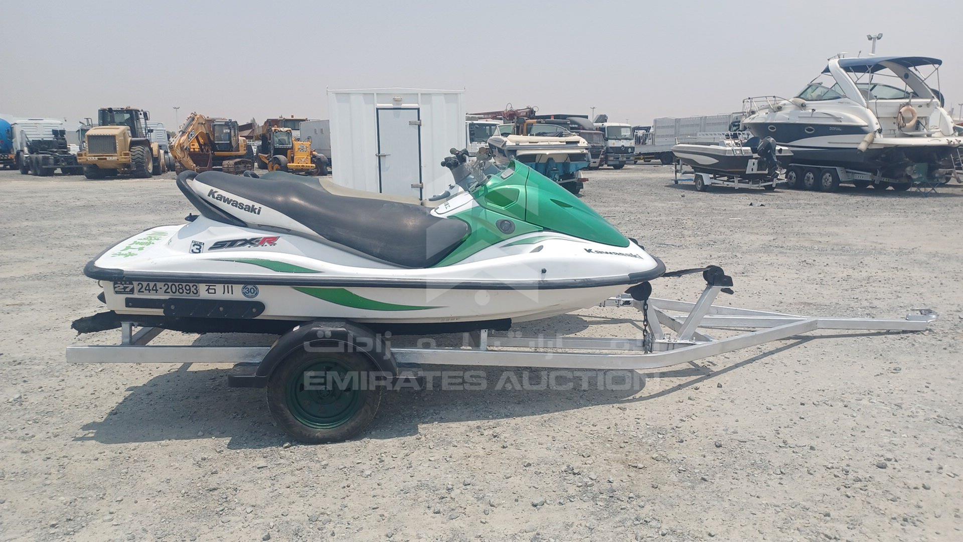 0 JET SKI + TROLLEY --- VIN: KAW21587J001