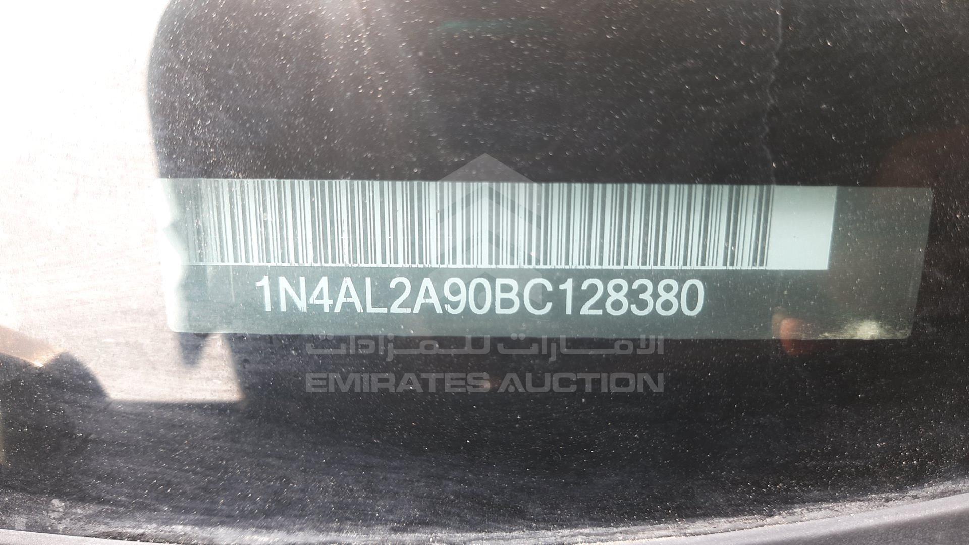 2011 NISSAN ALTIMA VIN: 1N4AL2A90BC128380