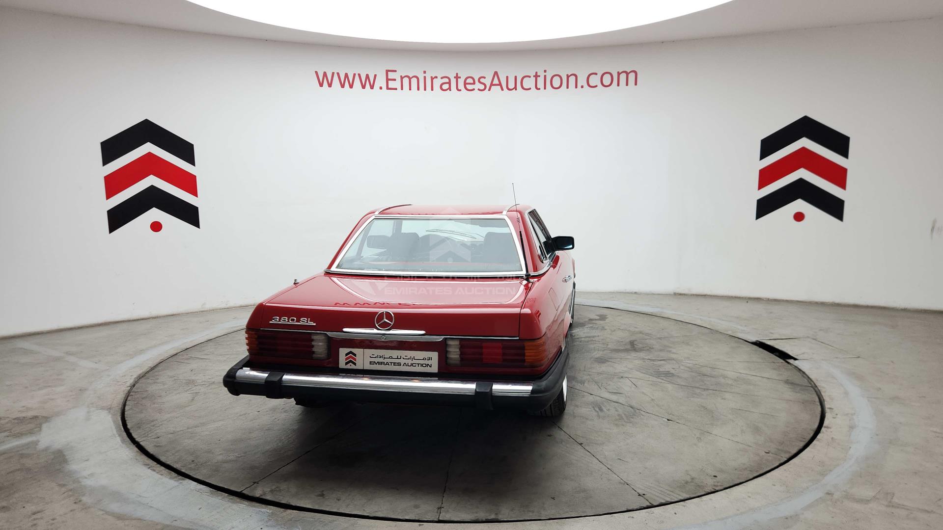 1984 MERCEDES SL 380 VIN: WDB1070451A002095