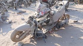2014 Suzuki AN125HK — Front Left Angle — Photo 4 — Thumbnail