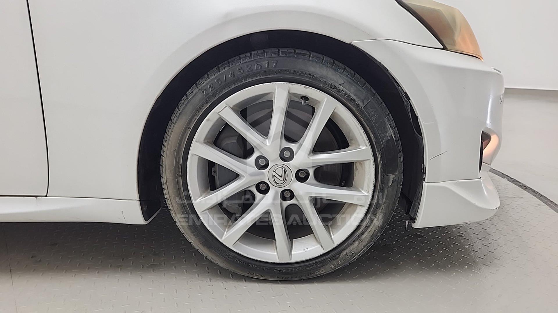 2012 LEXUS IS300 VIN: JTHBG2628C5002691