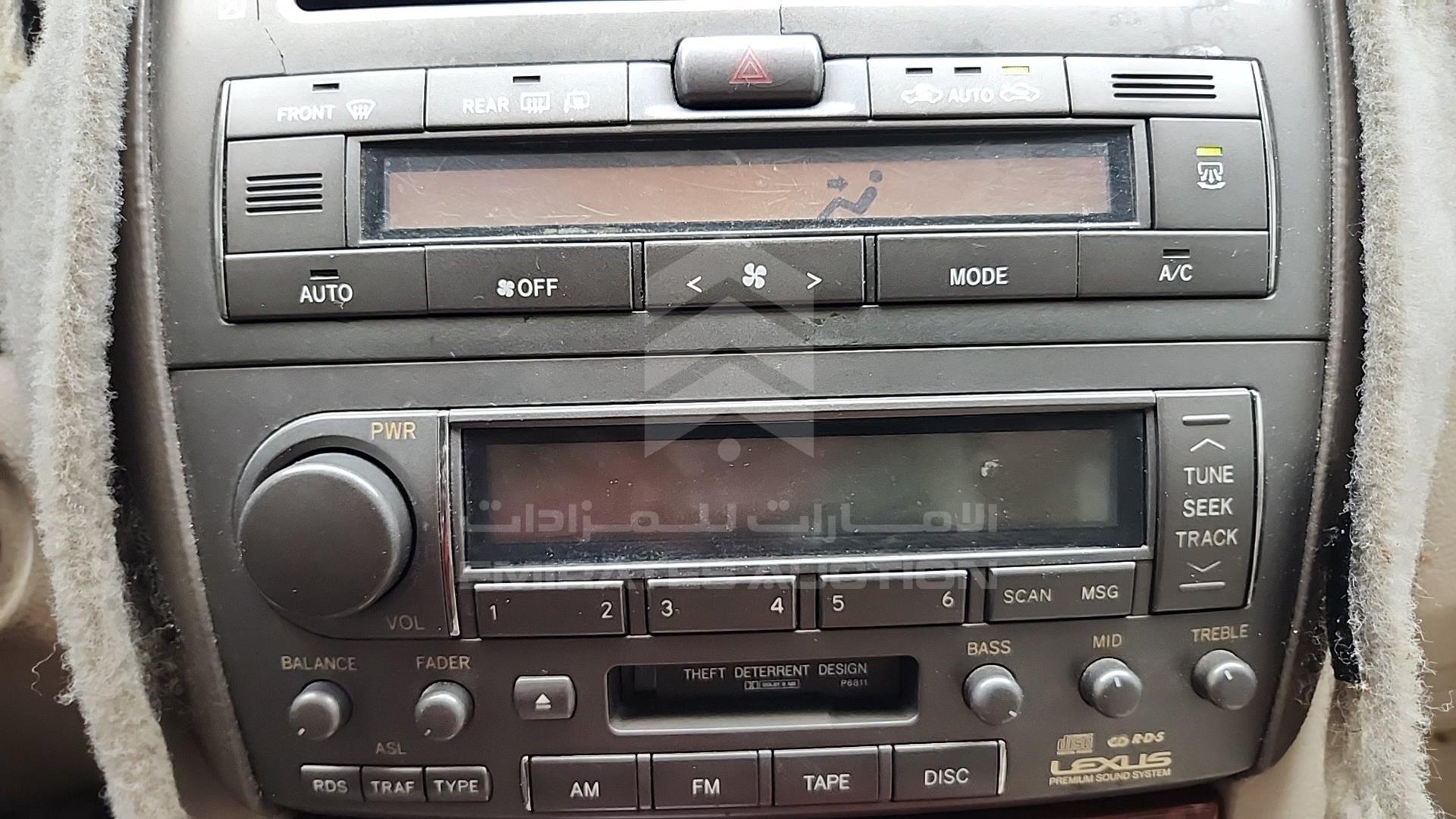 0 LEXUS LS 430 SCRAP VIN: JTHBN30F630103362