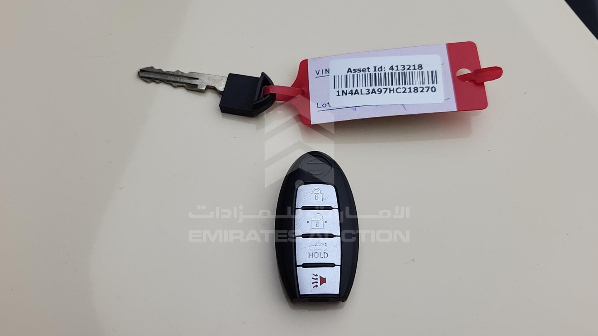 2017 NISSAN ALTIMA VIN: 1N4AL3A97HC218270