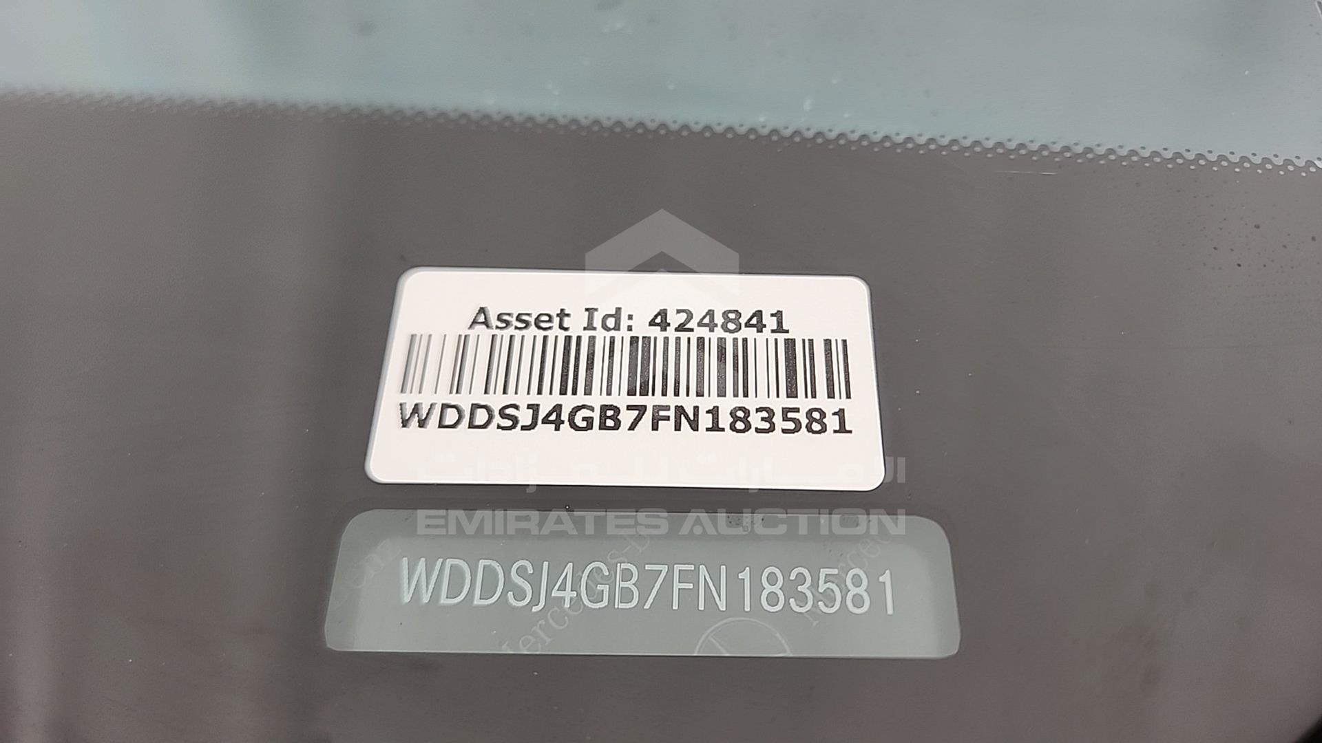 2015 MERCEDES CLA 250 VIN: WDDSJ4GB7FN183581