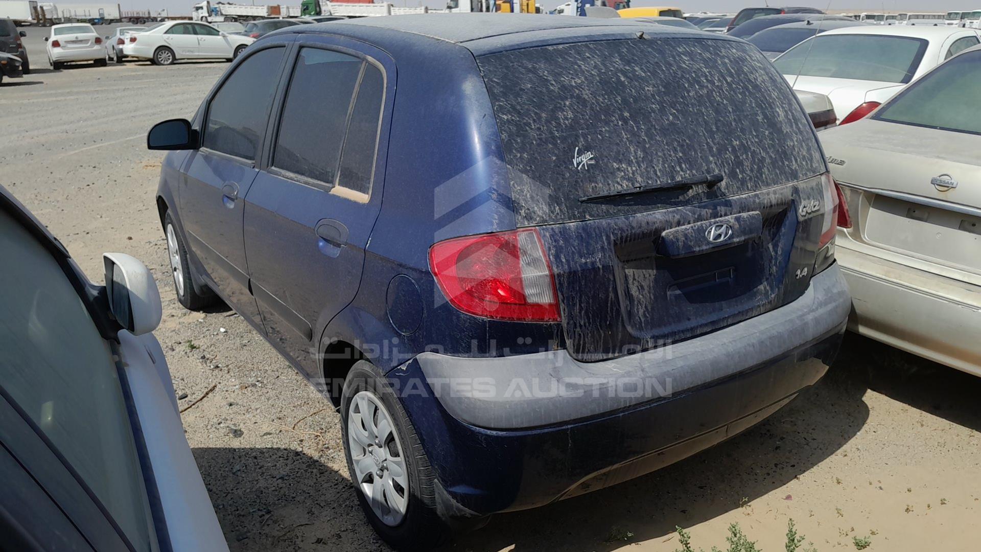 2007 HYUNDAI GETZ VIN: KMHBT51D07U593632