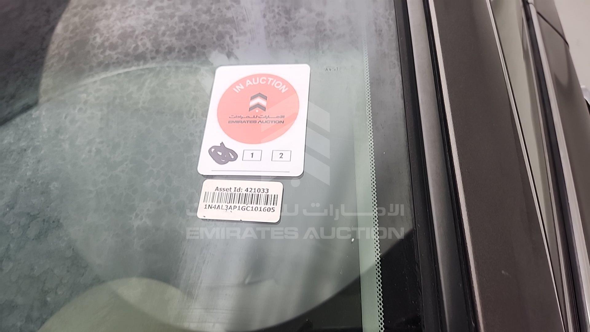 2016 NISSAN ALTIMA VIN: 1N4AL3AP1GC101605