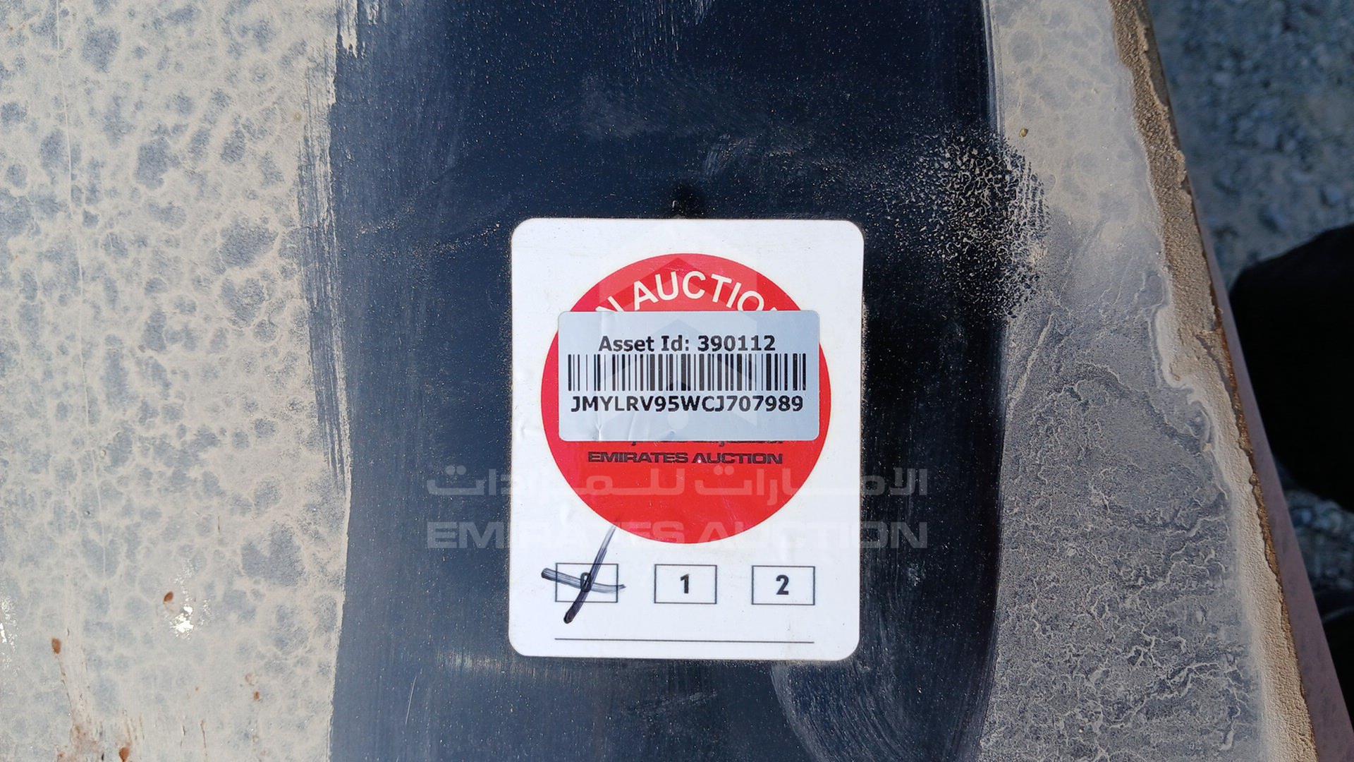 2012 MITSUBISHI PAJERO VIN: JMYLRV95WCJ707989