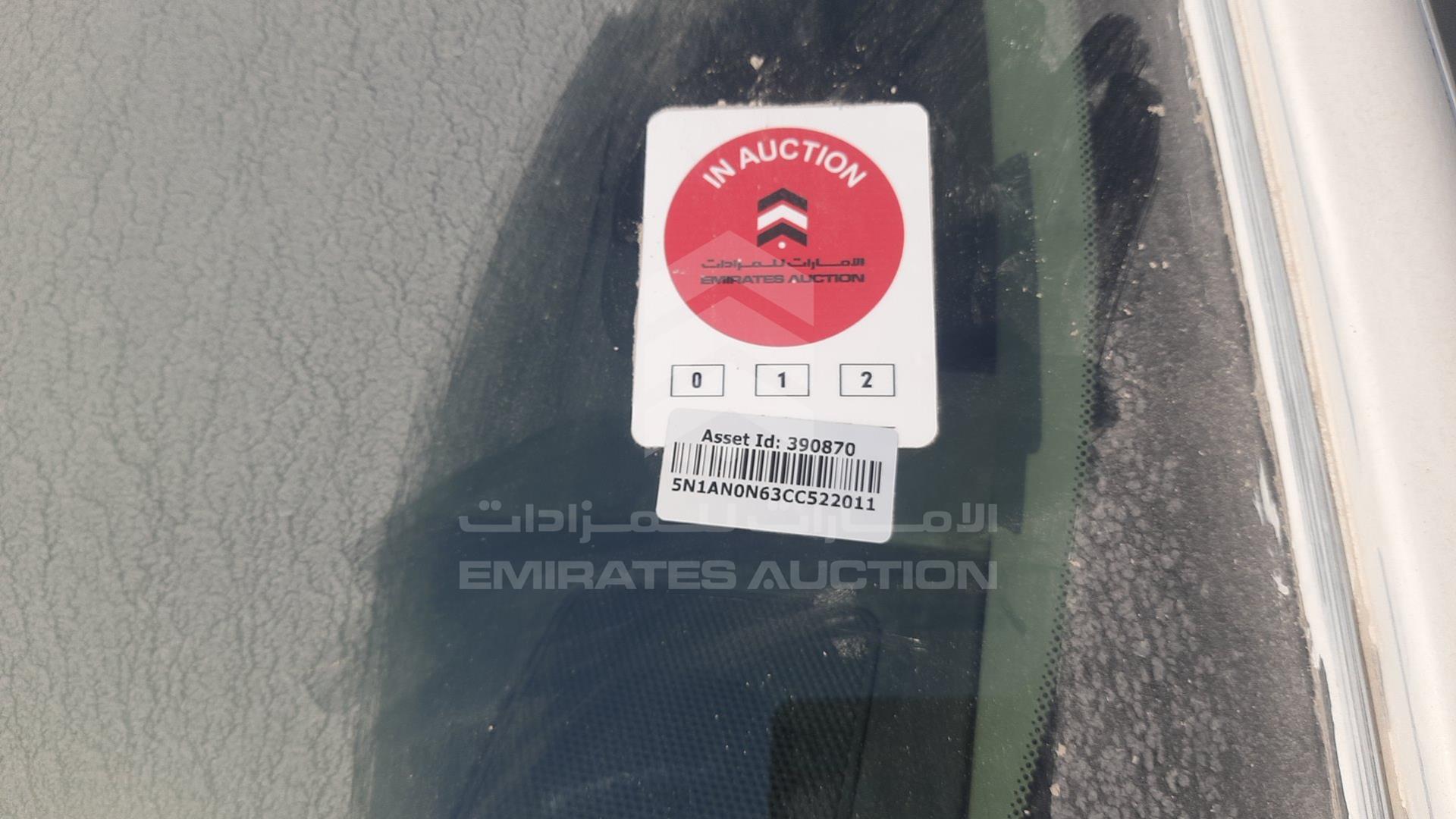 2012 NISSAN XTERRA VIN: 5N1AN0N63CC522011