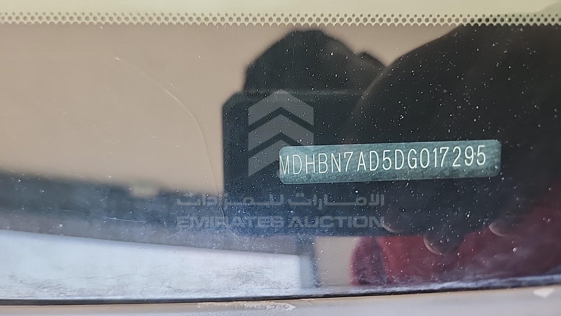 2013 NISSAN SUNNY VIN: MDHBN7AD5DG017295