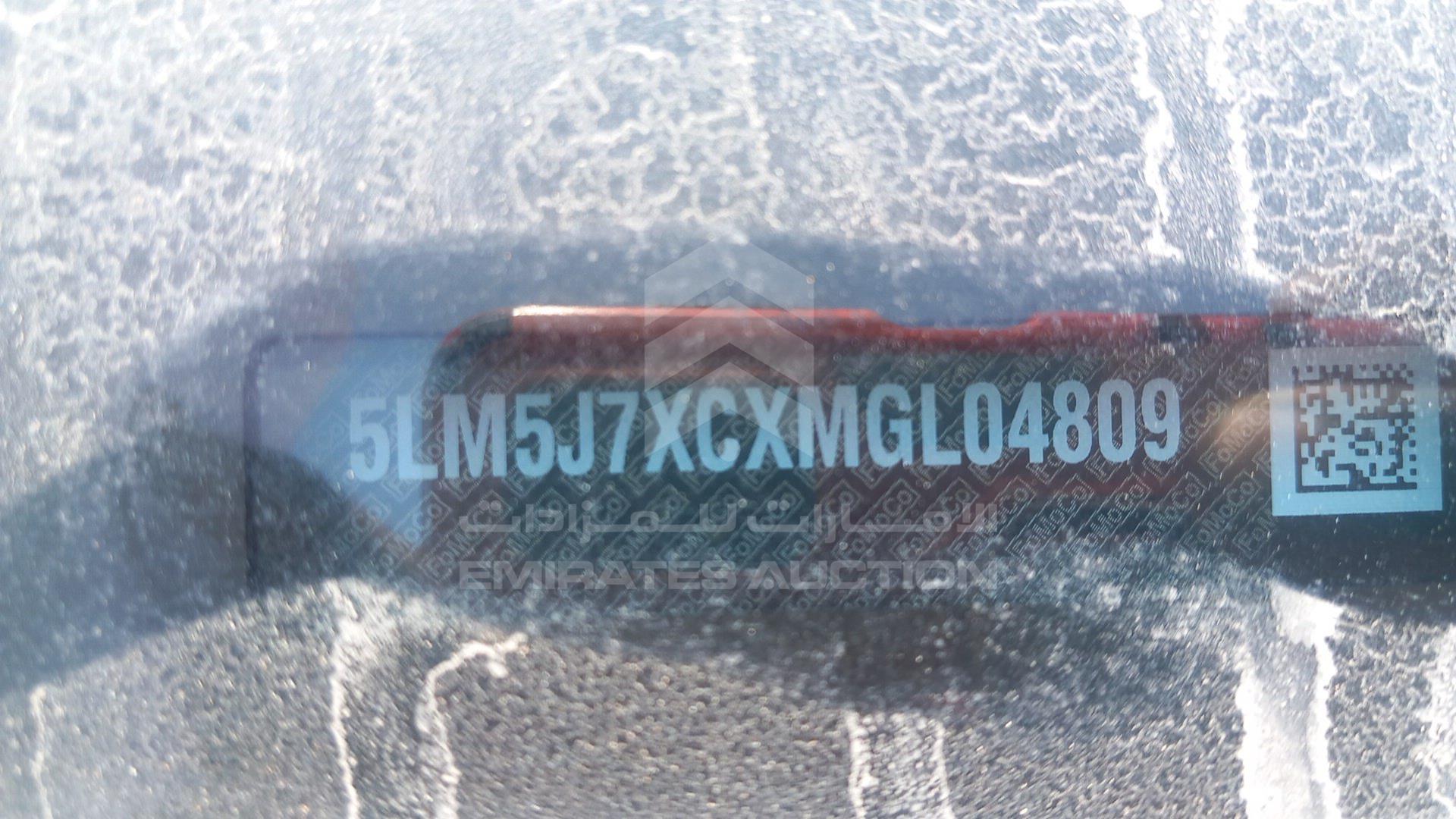 2021 LINCOLN AVIATOR VIN: 5LM5J7XCXMGL04809