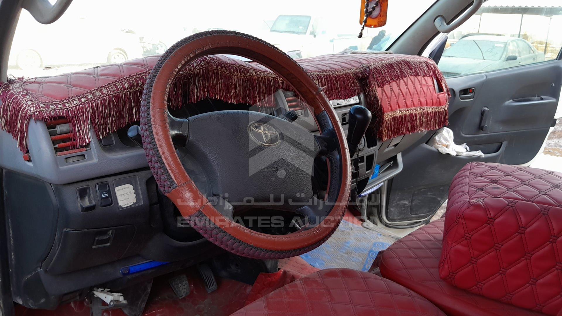 2009 TOYOTA HIACE VIN: JTGJX02P895009641