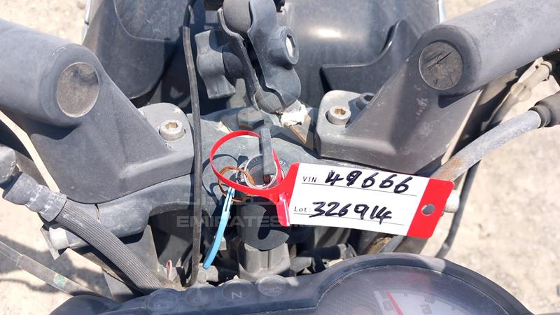 VIN: MD2A11CYXKCG49666 Auction: EmiratesAuction Lot: 406921 VIN: MD2A11CYXKCG49666 Bajaj PULSAR 150 2019 BLACK Photo 4
