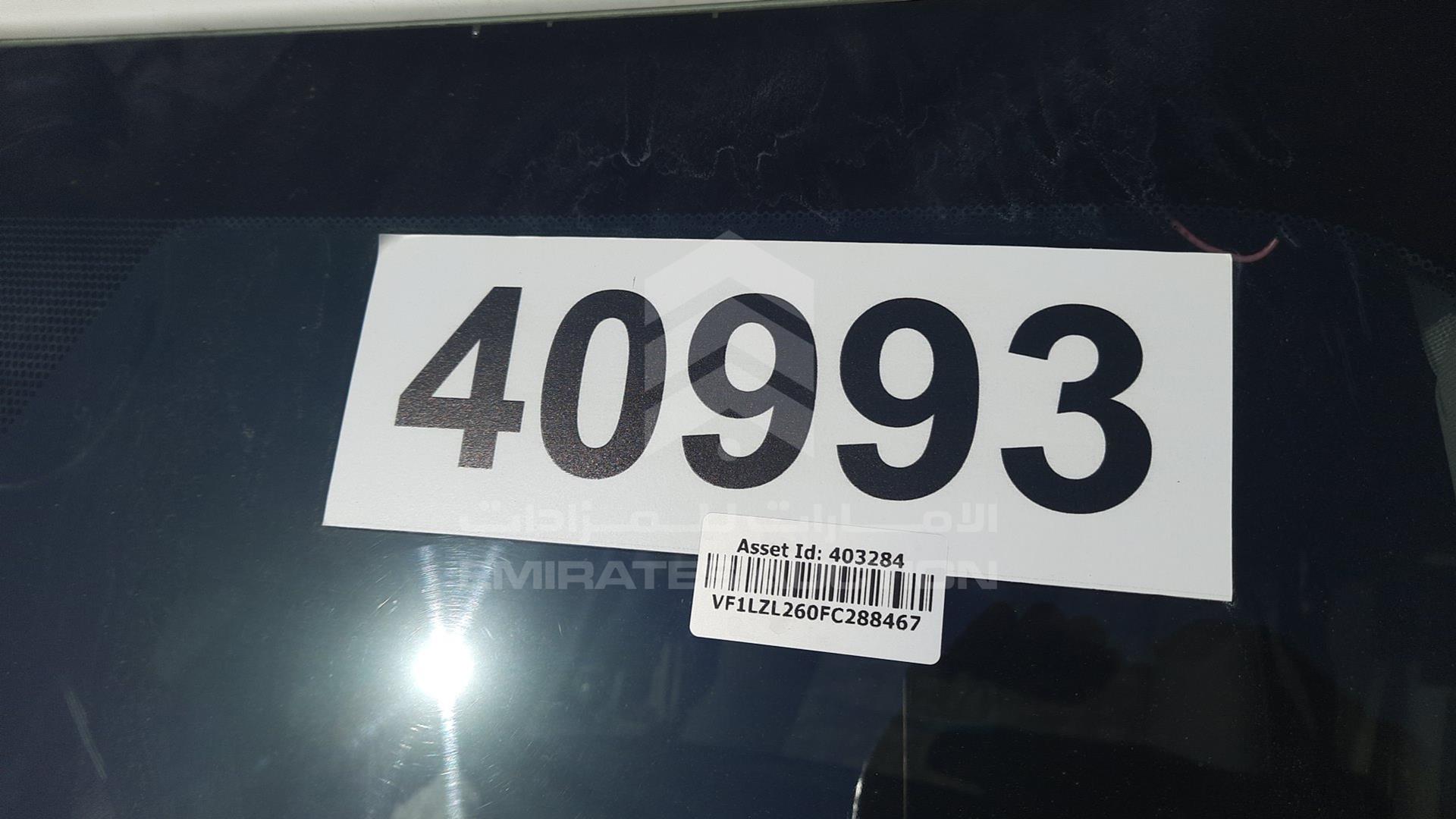 2015 RENAULT FLUENCE VIN: VF1LZL260FC288467