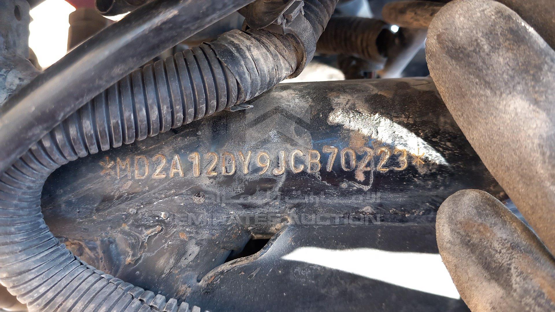 0 BAJAJ PULSAR VIN: MD2A12DY9JCB70223