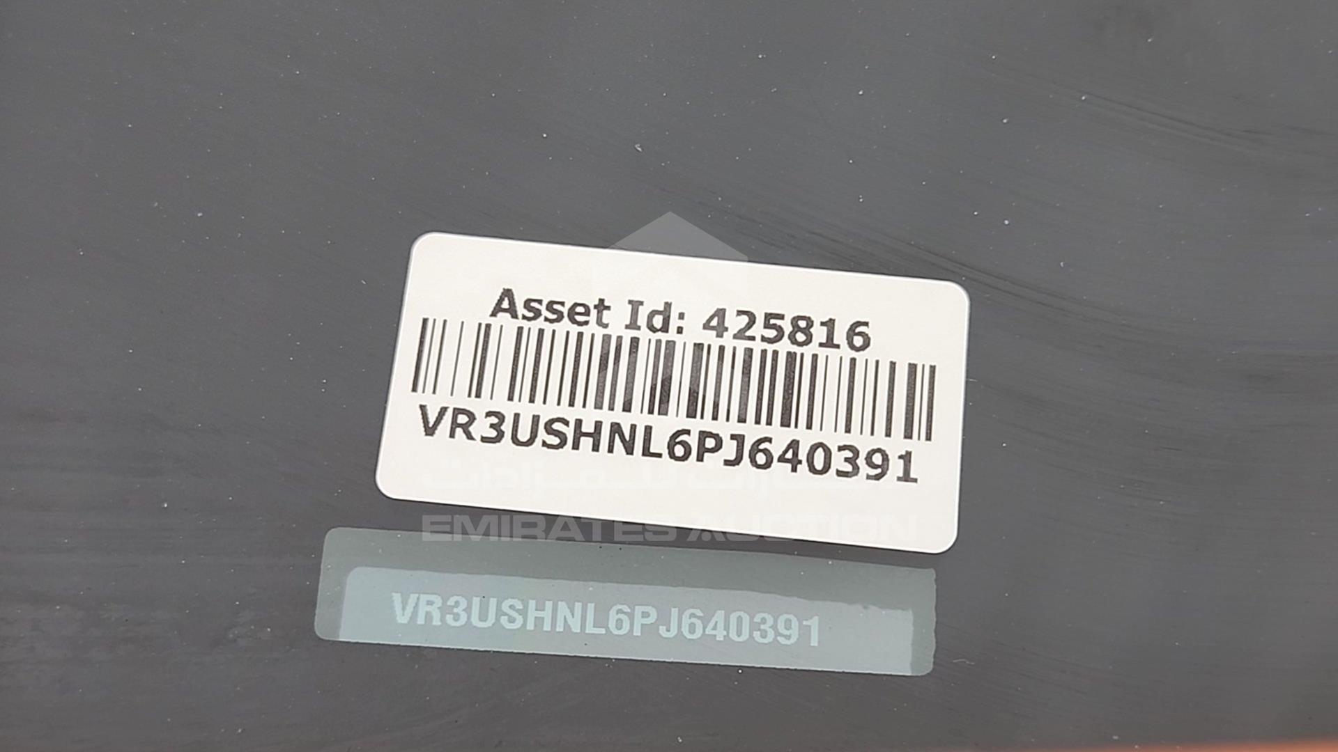 2023 PEUGEOT 2008 VIN: VR3USHNL6PJ640391